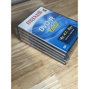 Maxwell 4.7 GB DVD+R 5-Pack 120 Minutes of Music Video Recordable Discs w/ Cases